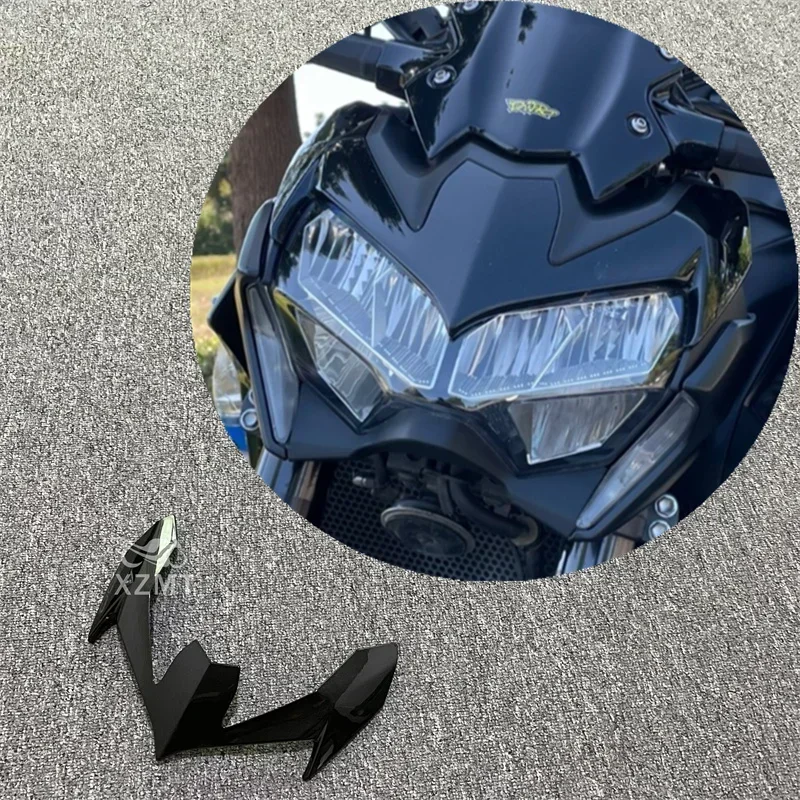 Motorcycle Front Upper Nose Headlight Fairing Cowls Cover Set ABS For KAWASAKI Z 900 ZR900 Z900 Accessories