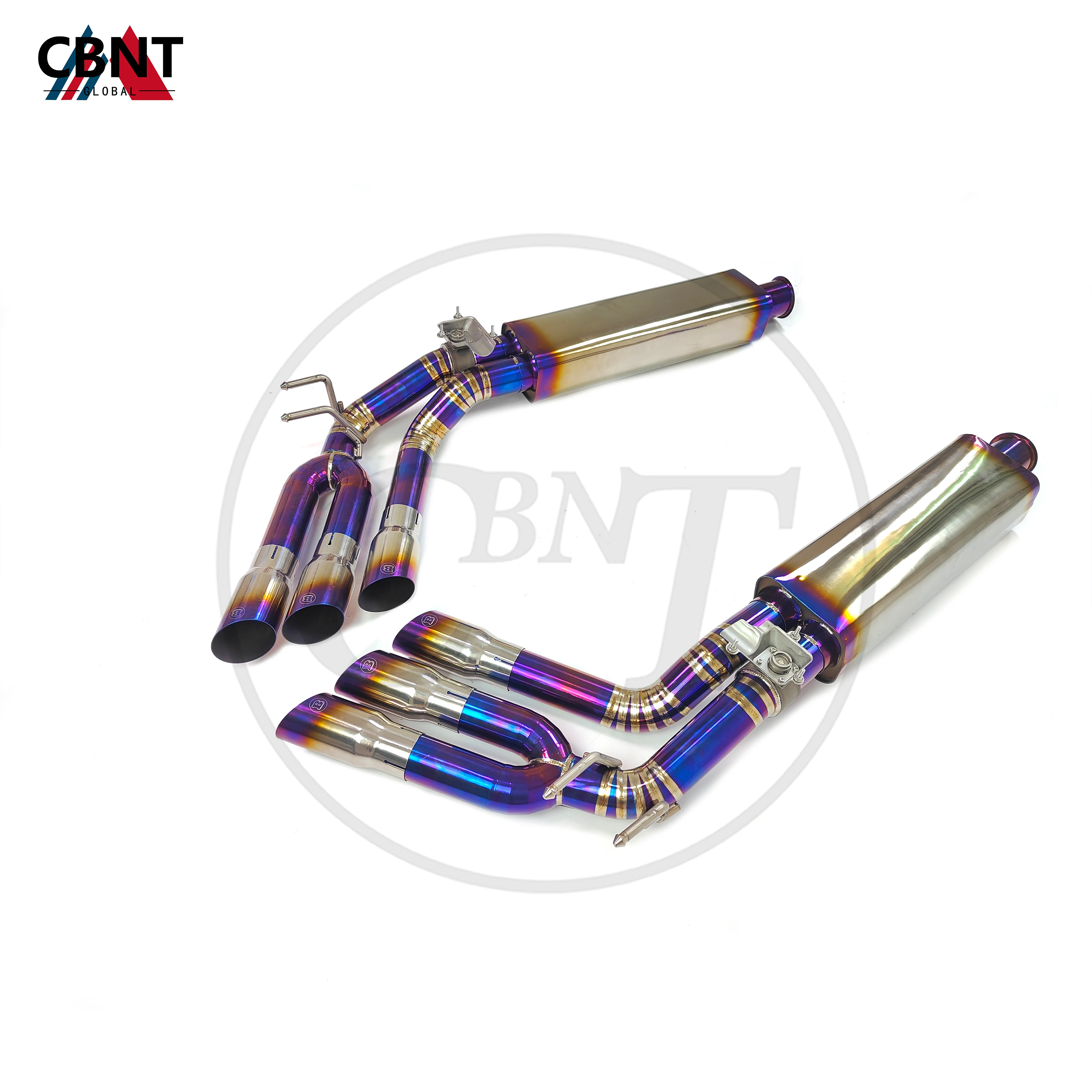 

CBNT Exhaust-pipe for Mercedes Benz W463 G55 G63 G65 AMG G350 G500 Valved Catback Muffler with Valve Titanium Exhaust System