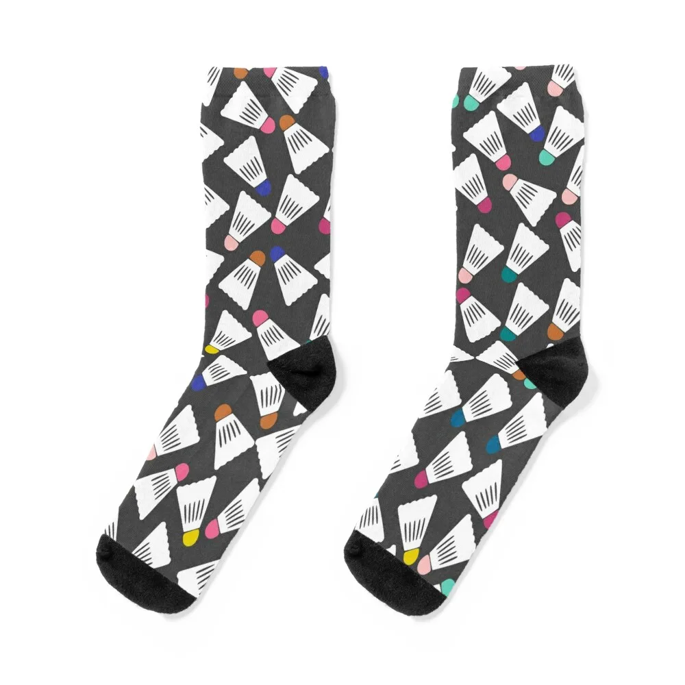 Cute Badminton Pattern Socks Stockings man football sheer Designer Man Socks Women's