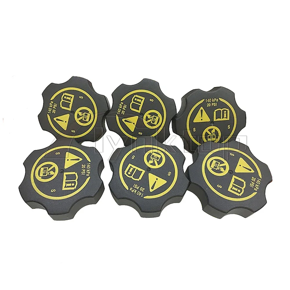 6PCS Original Engine Radiator Coolant Recovery Tank Cap fit Chevrolet Chevy Cruze 13502353 13598760 316702182