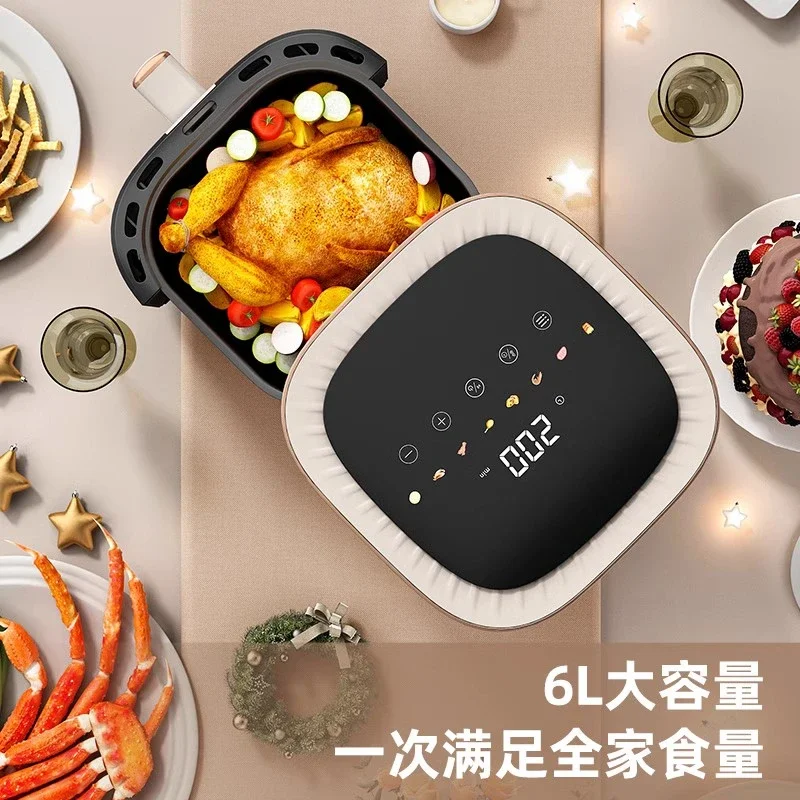Household air fryer. Visual. Multifunctional all-in-one. New. Fully automatic. Oil-free. Smart. Stylish & practical. 3