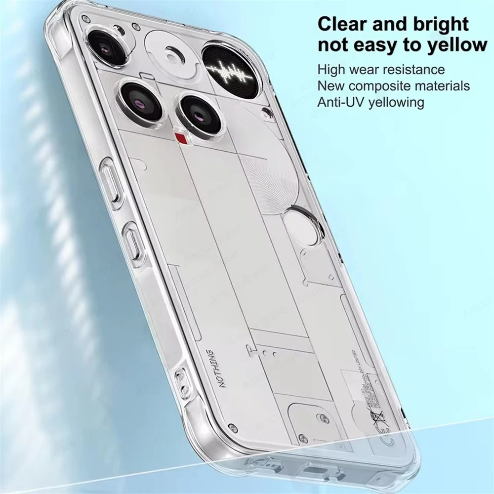 Ultra Slim Clear Shockproof TPU Phone Case