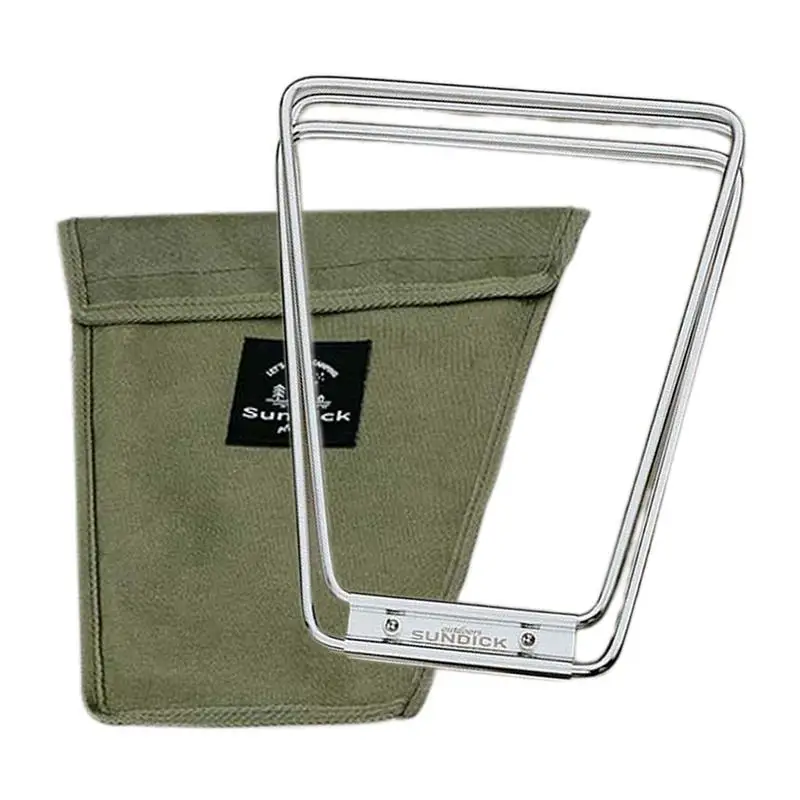 

Camping Stand For Grill Box Stand Support Cooler Stand Stainless Steel Portable Stand Storage Containers Folding Ice Bucket
