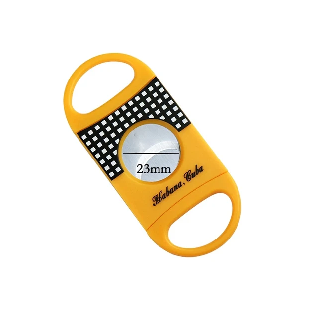 Plastic V Cut Stainless Steel Blade Cigar Cutter Sharp Sigaar Cutting Tool Cigars Guillotine Pocket Cutter Accessories - Image 5