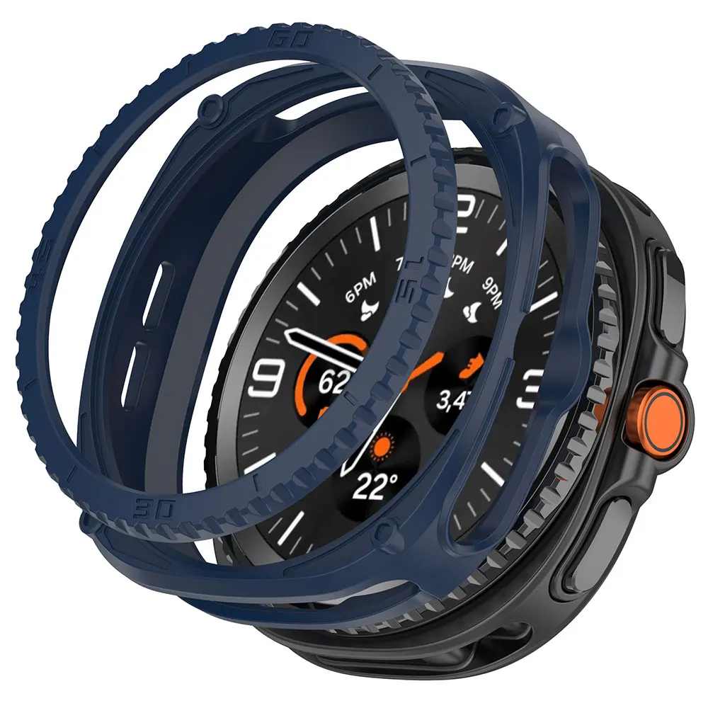 Rugged Bezel Protector for Smartwatch 46mm - Durable Protective Shell Cover