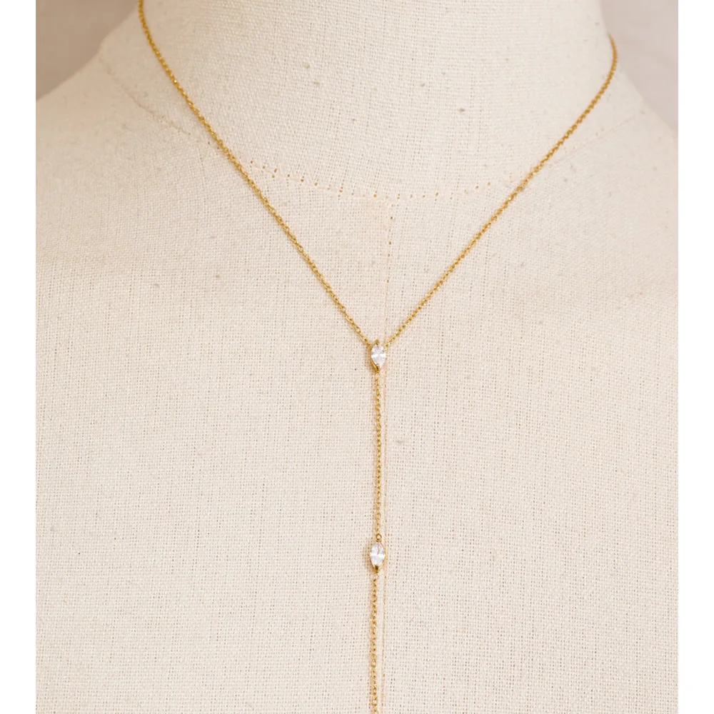 Yhpup Necklace Stainless Steel Women