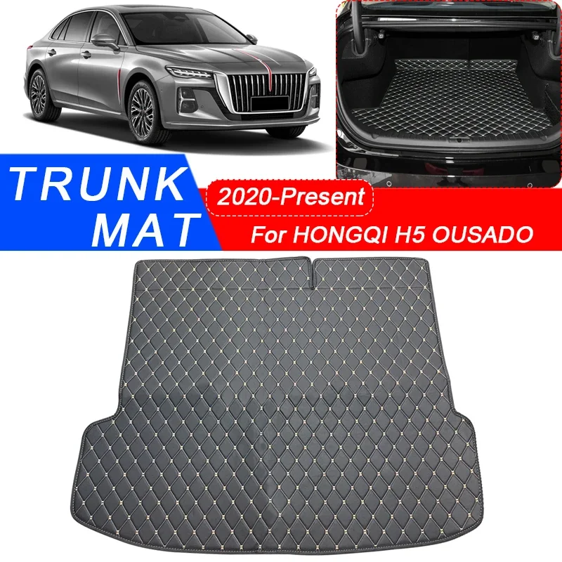 

Custom Car Trunk Main Mats For HONGQI H5 OUSADO 2020-2025 Waterproof Anti Scratch Non-slip Cover Internal Auto Accessory