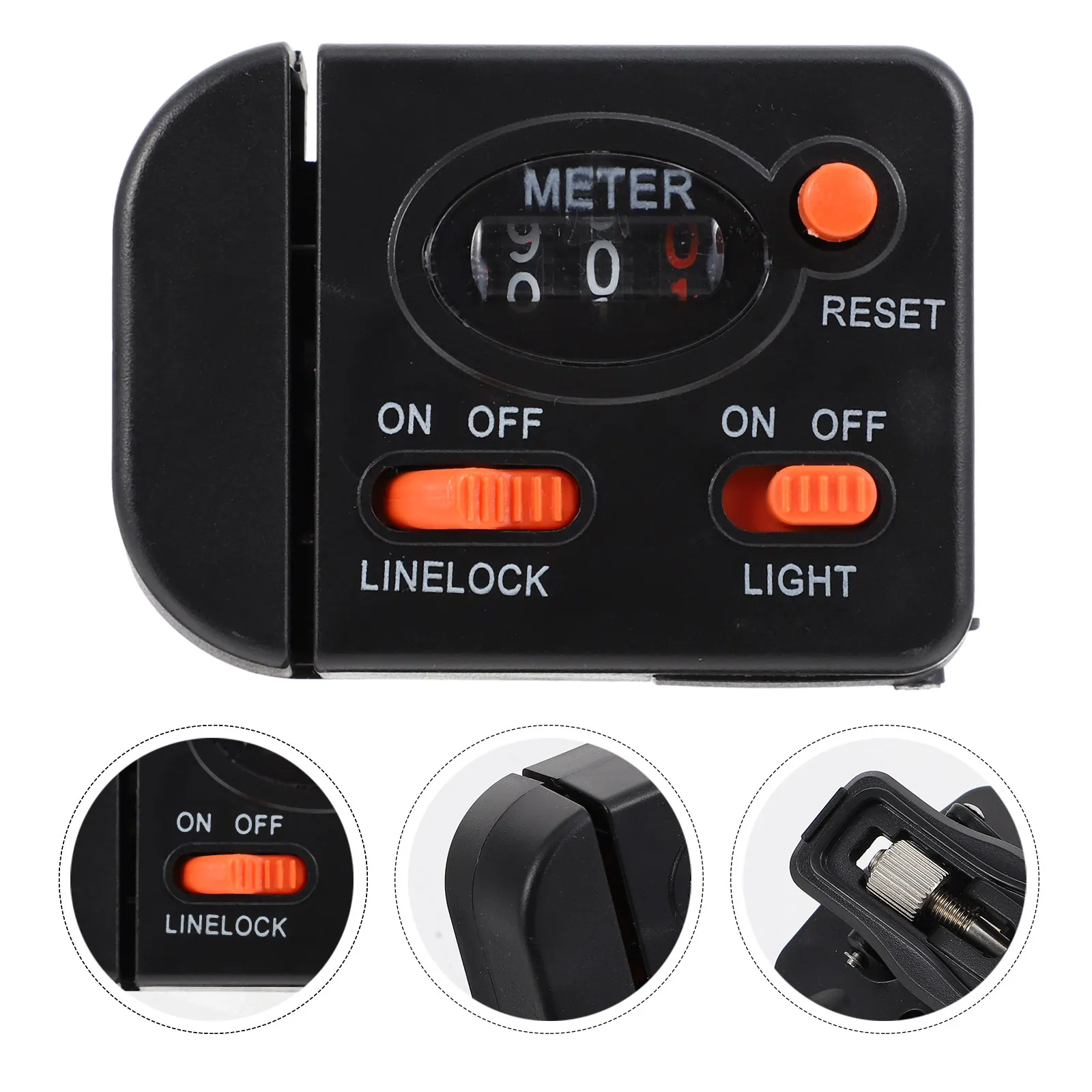 1pc 낚시줄 길이 게이지 프리미엄 휴대용 물고기 와이어 측정 스케일러 낚싯대..