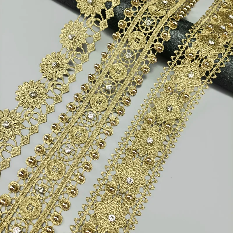 Gold Embroidery Lace, Decorative Clothing