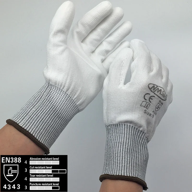 

High-strength Grade Level 3 Protection Safety Anti Cut Gloves Cut Resistant Gloves Cutting Safety Gloves