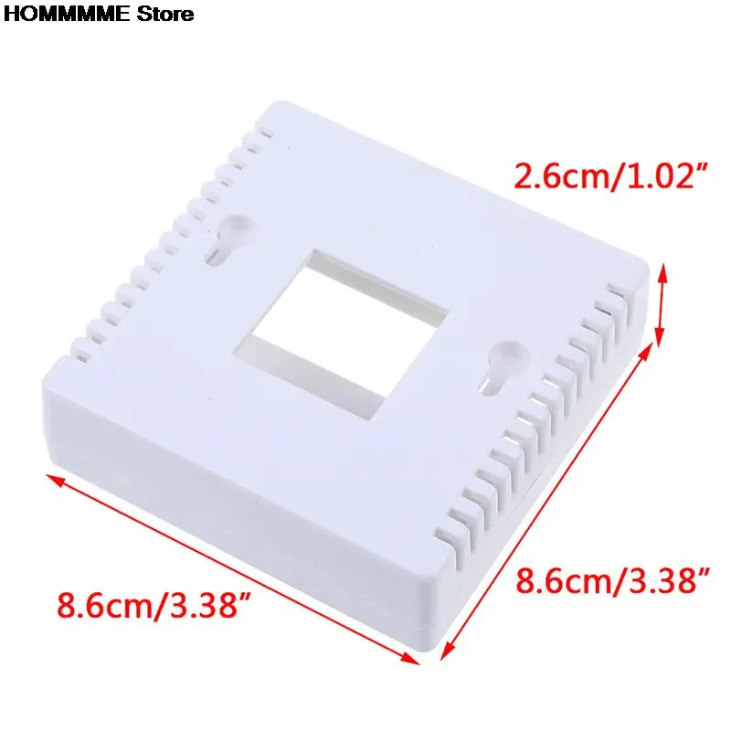 1PC 8.6x8.6x2.6cm Case For DIY LCD1602 Meter Tester With Button 86 Plastic Project Box Enclosure plastic electronic box enclosure electronic box enclosure