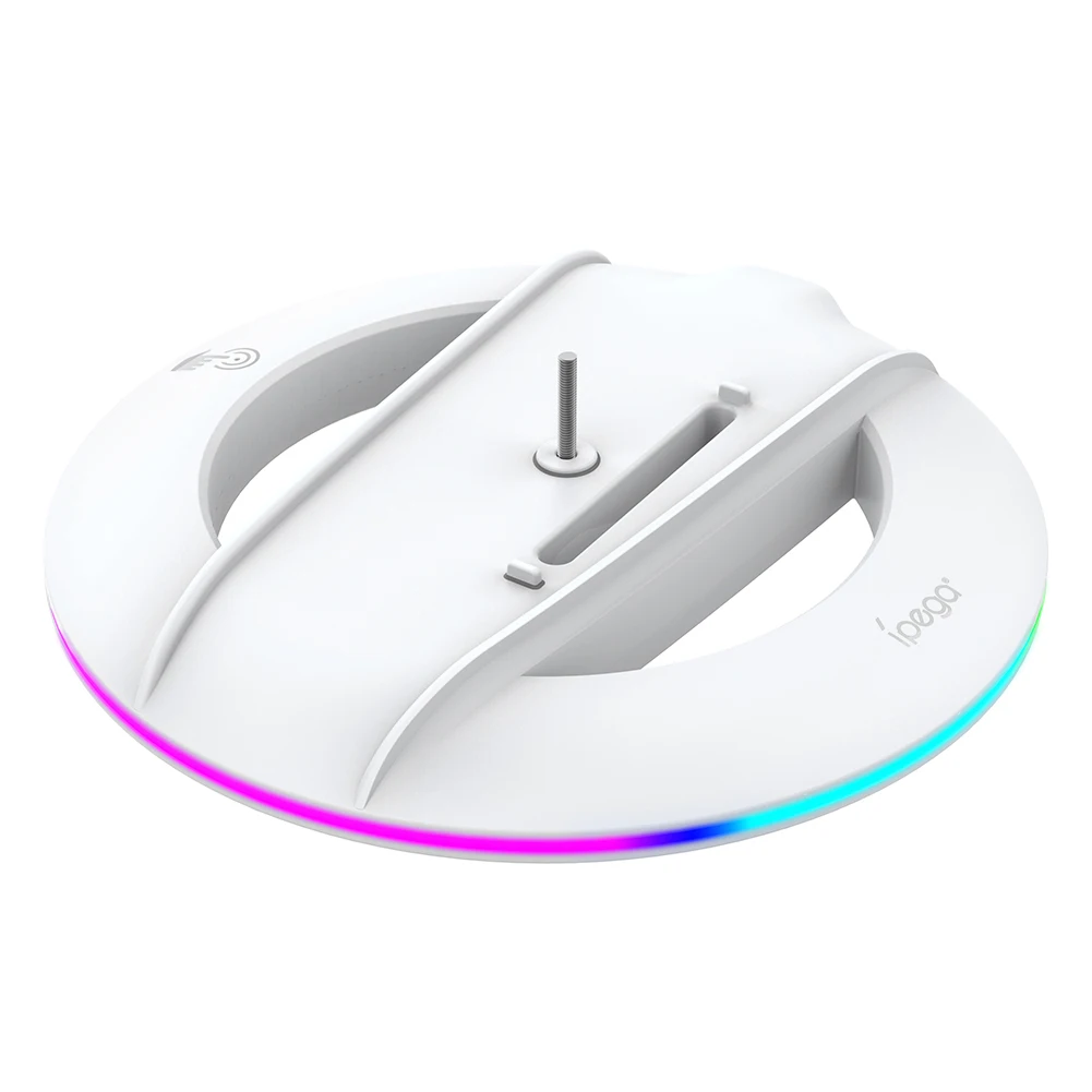 RGB Vertical Stand for PS5 Slim Console Led Base With 14 Light Mode Touch Control For PlayStation 5 Slim Disk/Digital Version