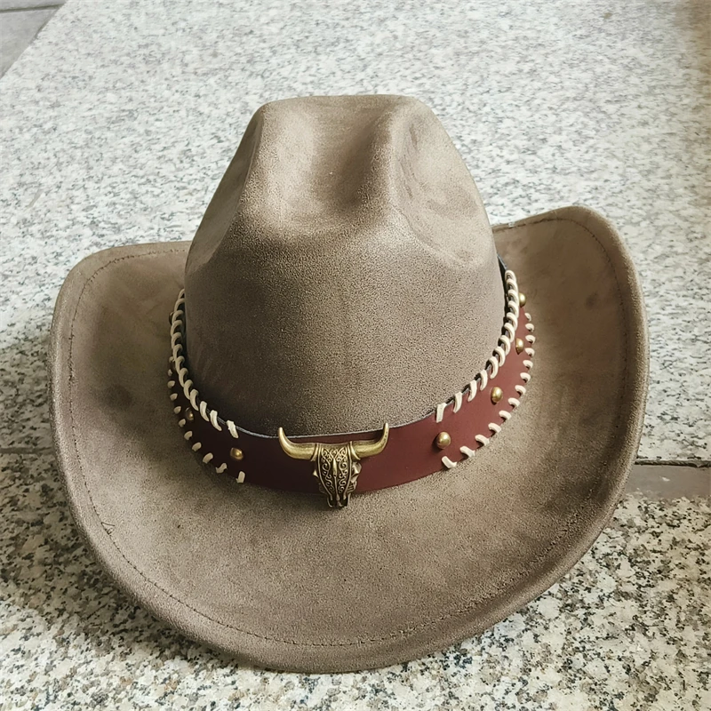 Cowboy hats for men and women autumn winter