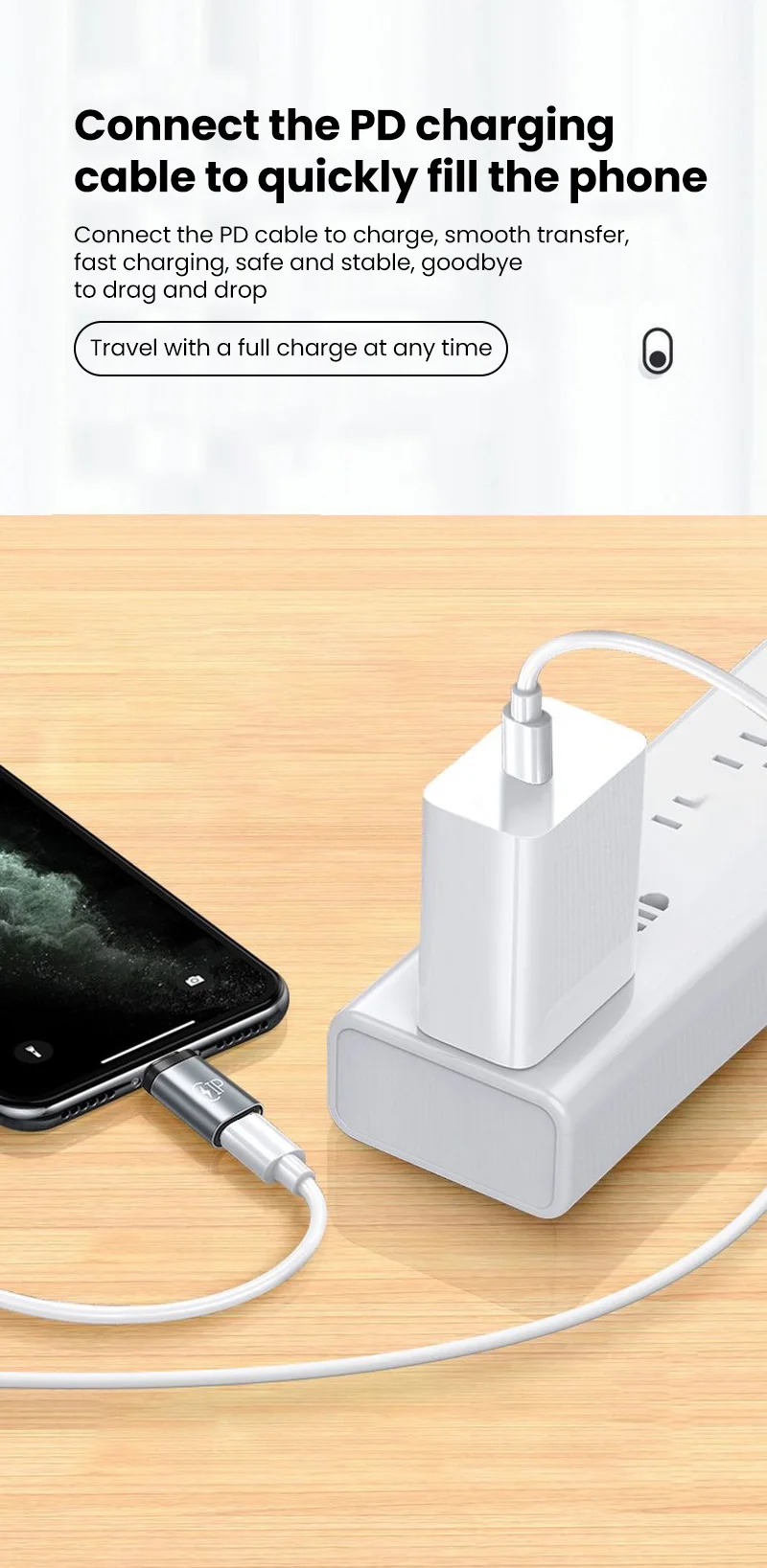 Olaf 20W Lightning Female To USB C Male Charger Adapter For iPhone 15 Huawei Xiaomi Samsung IOS To Type C Adaptador