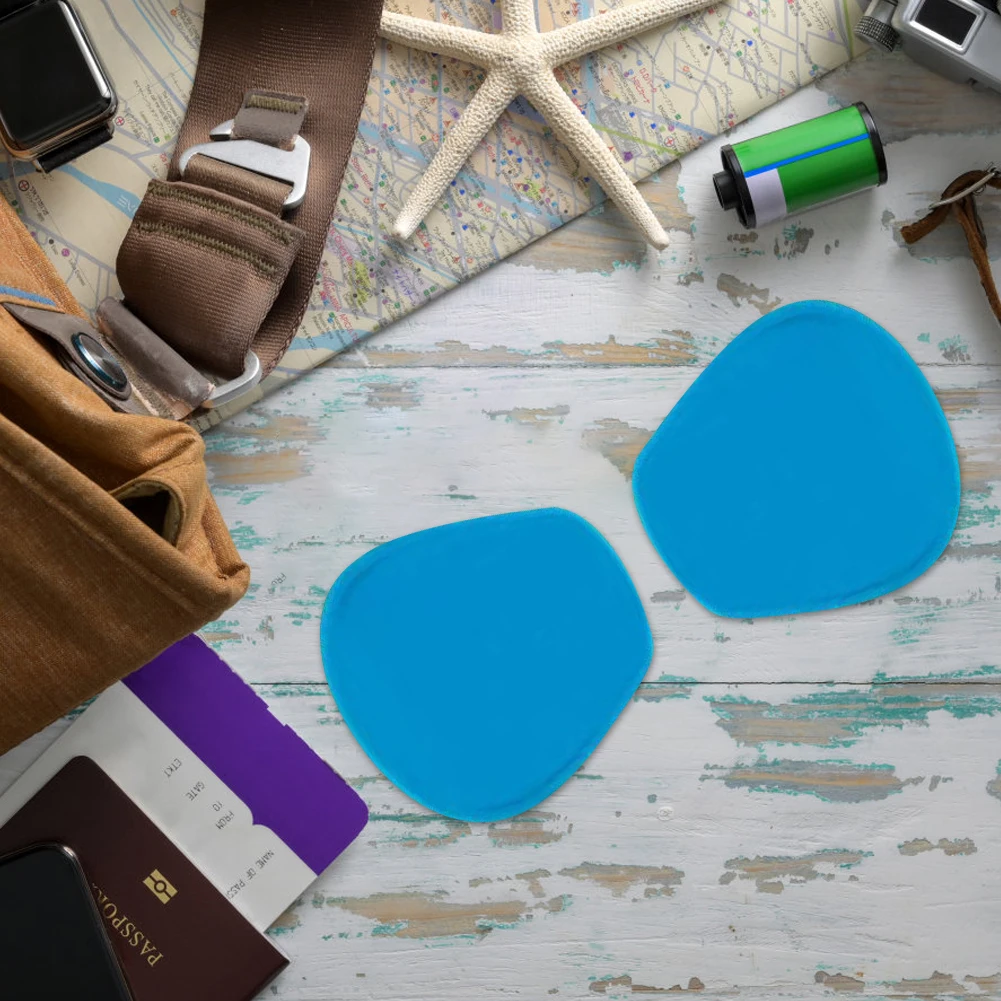 1Pair/2pcs Massager Pads Replacement Silicon Gel Abdominal Muscle Patch Reusable Safe Comfortable EMS Neck Trainer Accessories