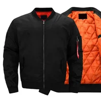 MA-1 veste de bombardier de vol pour hommes épais et mince vestes décontractées à glissière pilote de Baseball imperméable manteau d'hiver mâle grande taille 8XL 1