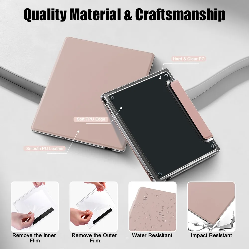 Acrylic Back Case 7 eBook Flip Cover