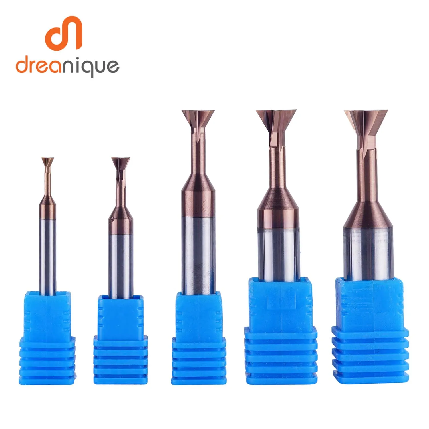 DreaniqueCarbideDovetailMillingCutterCNCTool4560Degree8mm