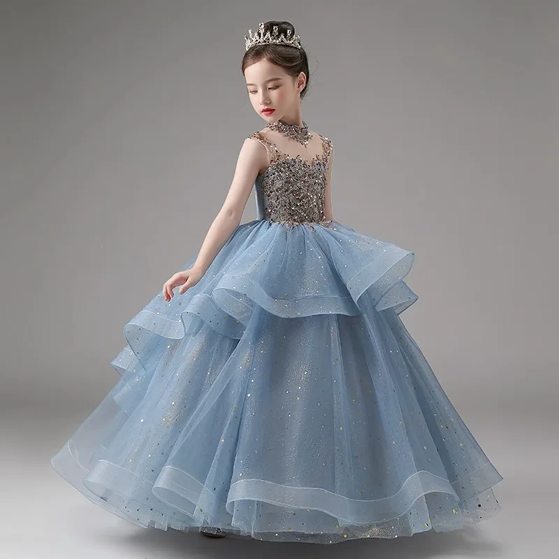 green emerald velvet dress 5th Grade Graduation Dress for Girls main image 0