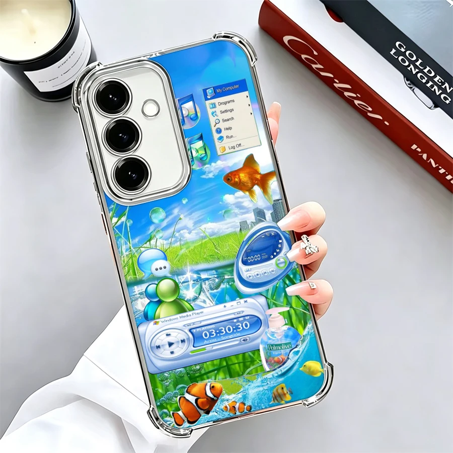 Frutiger Aero Aqua Nostalgia Phone Case