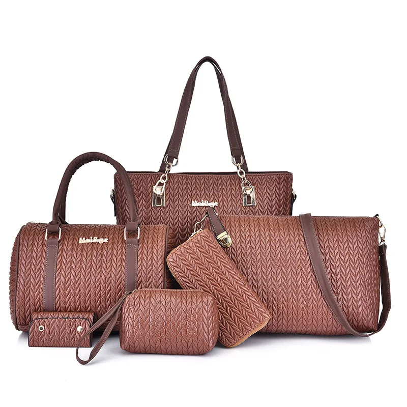 

Women's Handbag Ladies Fashion Should Bags Large Capacity PU leather Messenger Bag A Whole Set 2023 New bolsa feminina