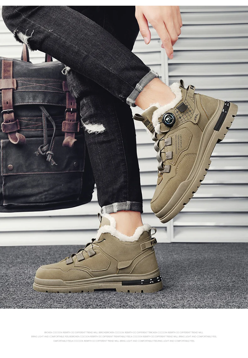 Fodrade Vinterskor Herr | Boots Boots för Män • Shoeking.se
