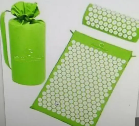 Estera de acupresión, estera de acupuntura para masaje y juego de almohadas con puntos de púas para aliviar el cuello, la espalda y el estrés