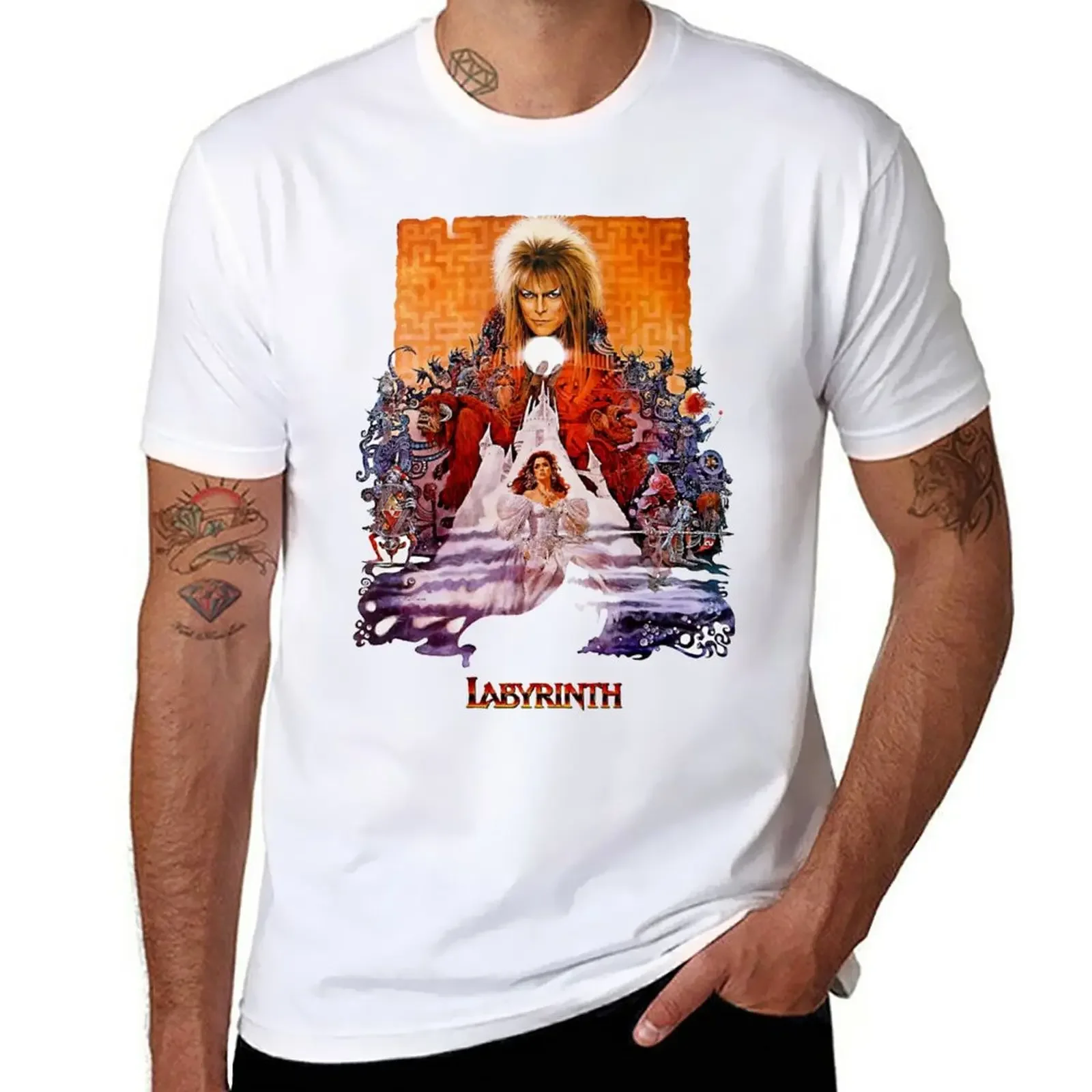 

Labrynth T-Shirt Blouse vintage clothes for a boy men clothes