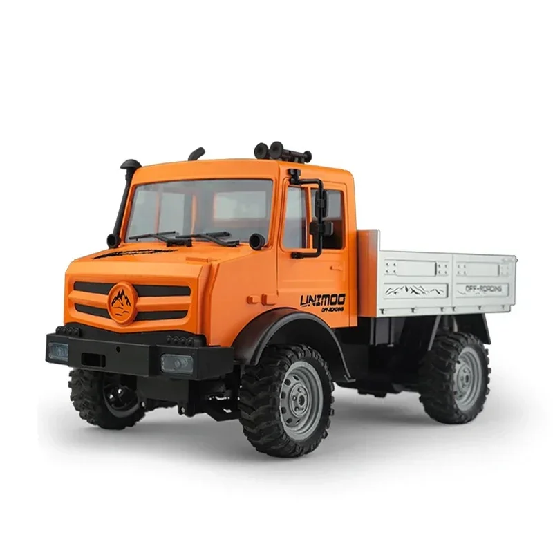 Unimog 오프로드 트럭, 하이/로우 기어 변속기 및 등반 능력, 리모컨 트럭, 1:16 체중계, 4wd