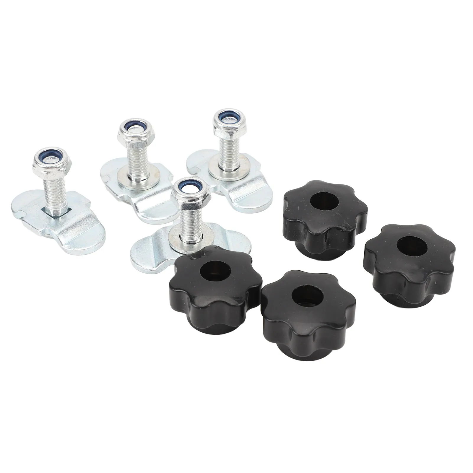 Cargo Tie Down Ring L Track Stud Fittings Carbon Steel 360 Degree Rotation for Truck Beds Trailers