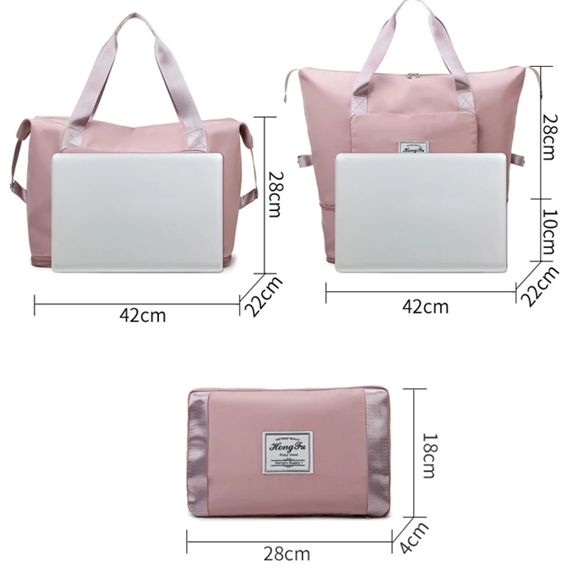 Sac de voyage de grande capacité pour femme, sac de yoga, compartiment à  chaussures séparé, sacs initiés, sacs à bandoulière étanches, été, nouveau  - AliExpress