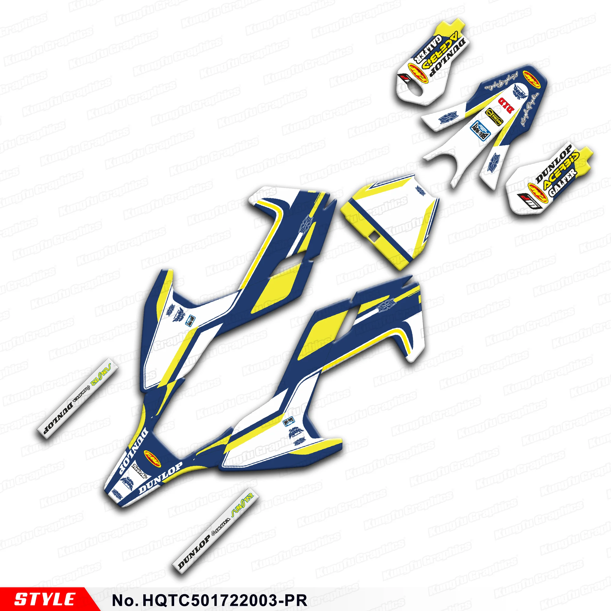 

Наклейки для графики мотоцикла для Husqvarna TC50 2017 2018 2019 2020 2021 2022, HQTC501722003-PR