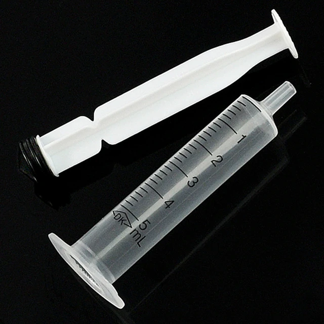 5ML Nutrient Mini Plastic Syringes Without Needle Measuring Analyze Disposable Hydroponic Pet Feeding Syringe 5ML OPP 10Pcs/Set 3