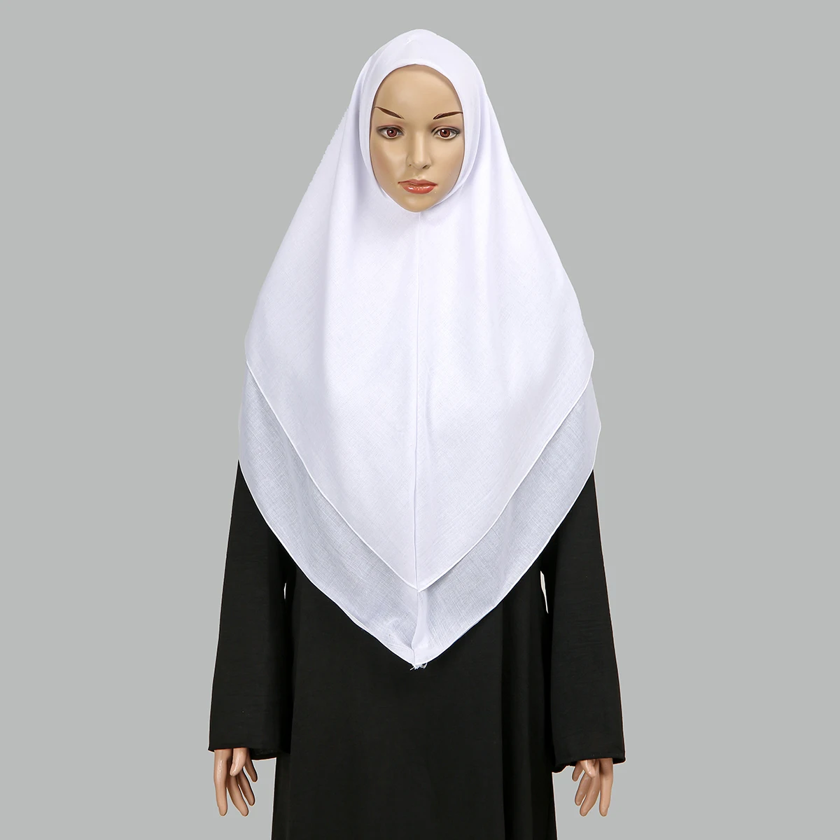 New Muslim Islamic Cotton Hijab Scarf Instant Hijabs Headscarfs For Women Long Scarves Head Wrap Shawl Bonnet Hijab Headband