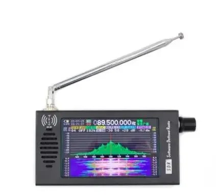 

SDR 101 100K-149MHz 4.3" IPS LCD Software Defined Radio CW AM WFM FM SSB FM/AM/LW/MW/SW/Air-Band DSP SDR Receiver + Battery