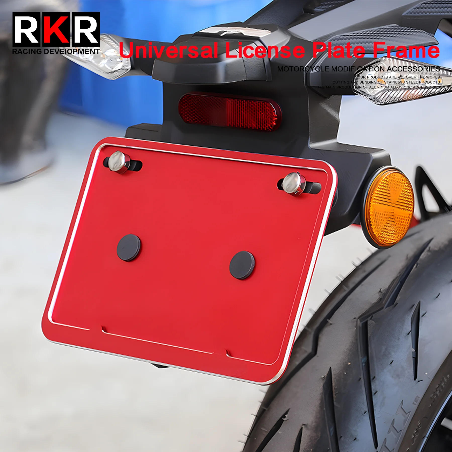 MotorcycleUniversalLicensePlateMountFrameRearNumberFrameBracketCNCAccessoriesfor