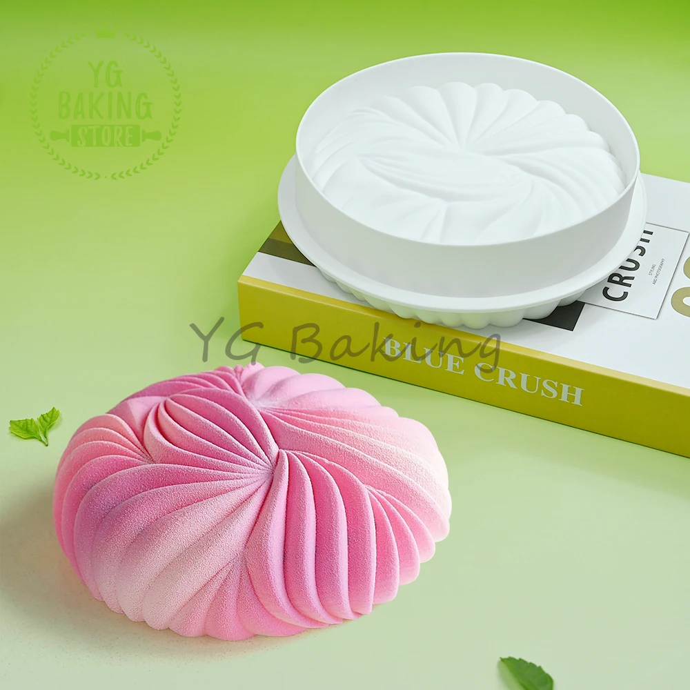 Dorica 3D Dune Design Round Mousse Mould DIY Chocolate