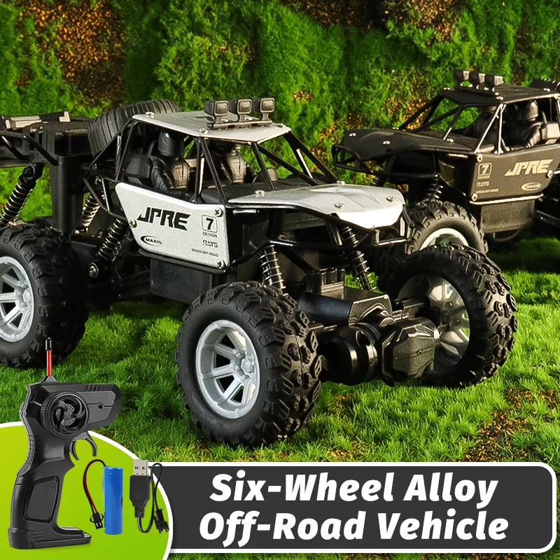 1:18 RC CAR Six Wheel Climb telecomando fuoristrada montano in lega auto a sei ruote controllo Wireless modello elettrico regali giocattolo - Image 6