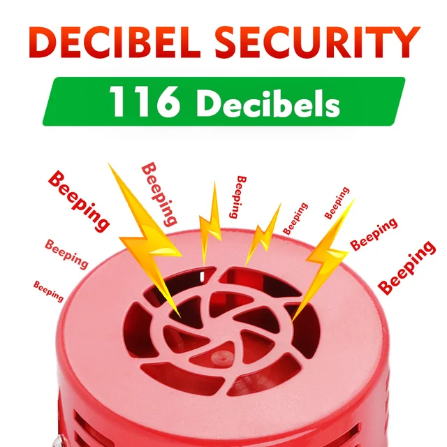 Sirena Antiaerea 12V 110dB DEWIN - Allarme Esterno Per Auto, Moto E Barche - Foto 4
