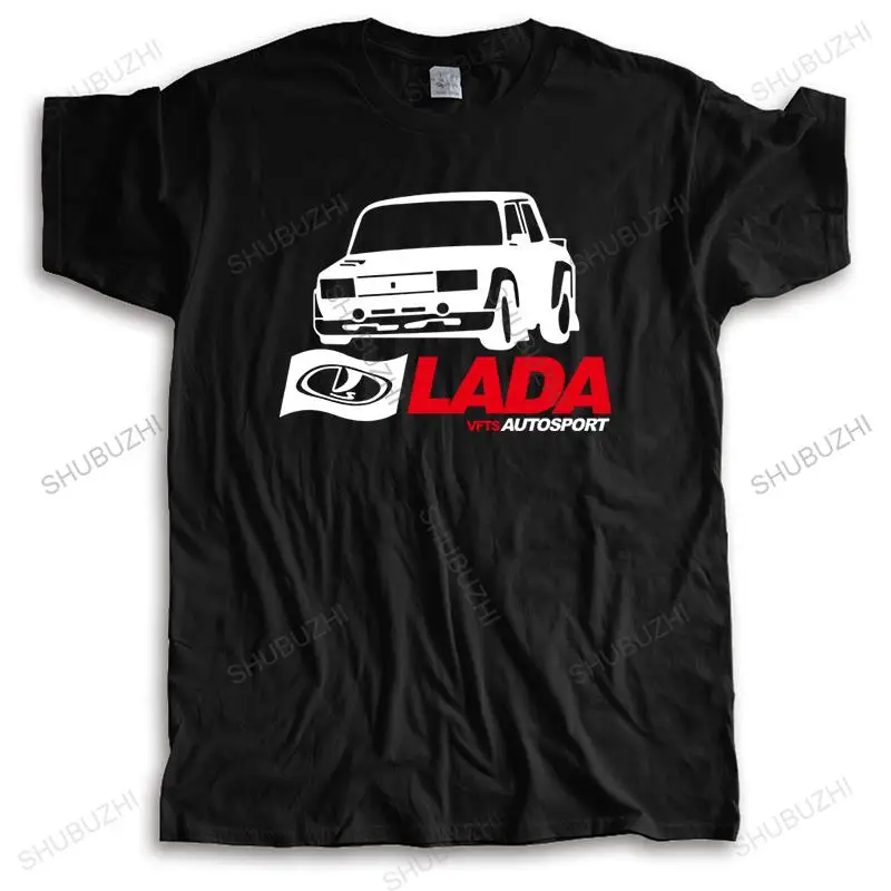 Moda Uomo Moda T-Shirt Lada Vfts Autosport Rally Bianco O Grigio Wrc 2105 2107 Wrc Uomini Divertente Marchio Abbigliamento Personalità Tee