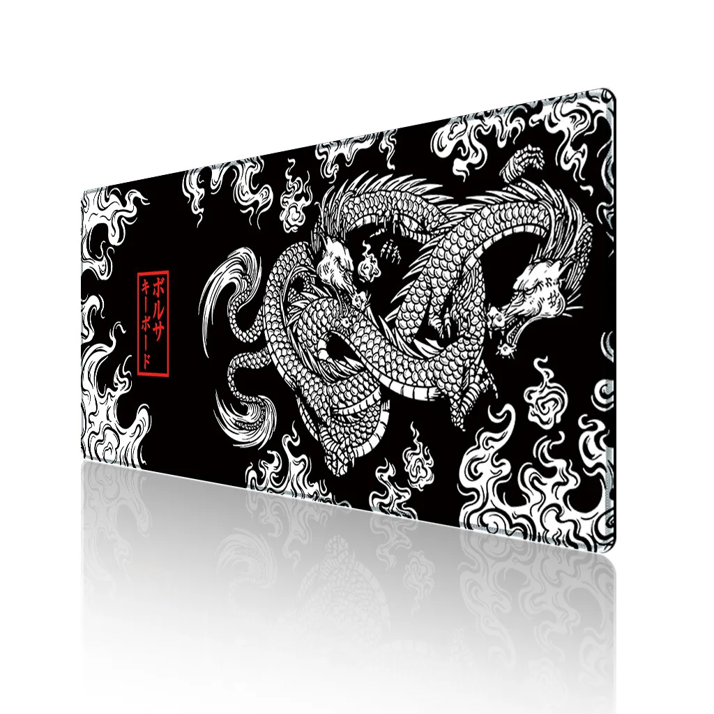 Japanese dragon large game mouse pad XXL keyboard game machine mouse pad on the table speed mats animation carpet rubber mats