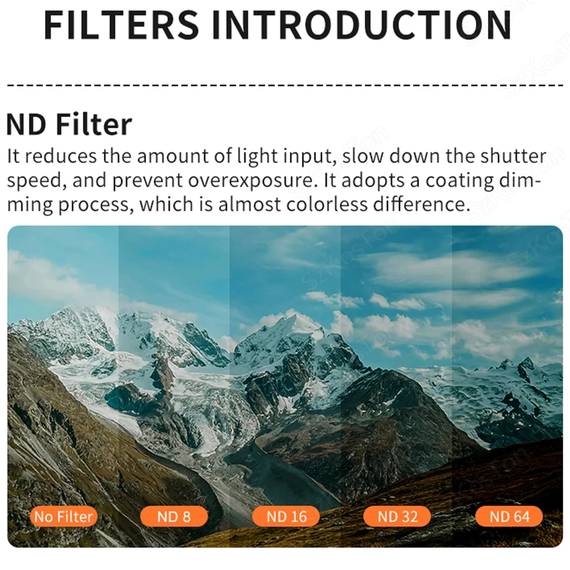 Enhanced UV CPL ND Filter Kit with Red Color Options - Polarized Camera Lens Accessories