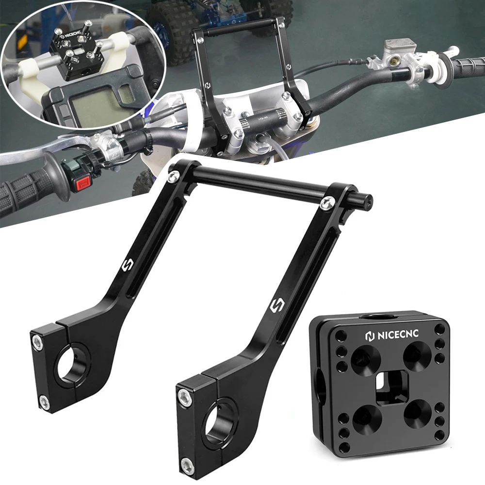 For Husqvarna KTM Adventure Rally Roadbook Mounting Arms GPS Navigator Bracket ​Holder for Yamaha Suzuki Beta GasGas Sherco