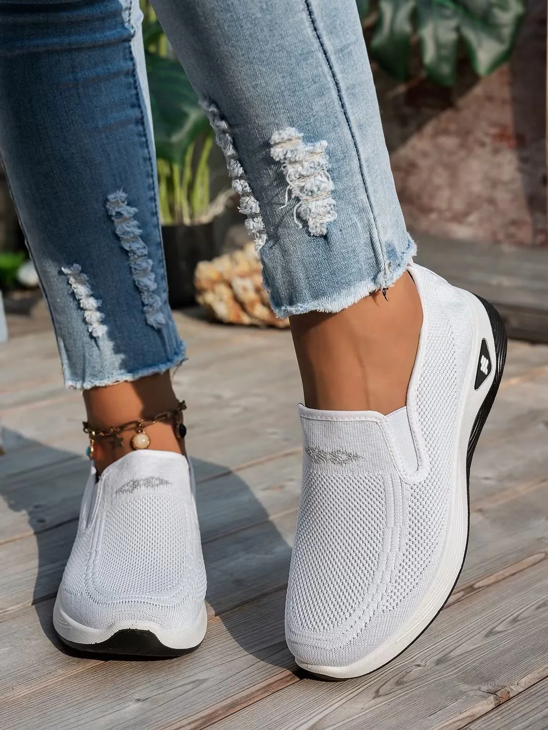 Women's shoes, casual shoes for ladies, with breathable mesh, not tiring to the feet, light and comfortable casual shoes