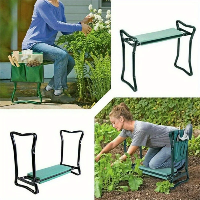 Heavy Duty Upgraded Garden Kneeler Thicken Seat Padded Kneeling Stool Outdoor 5
