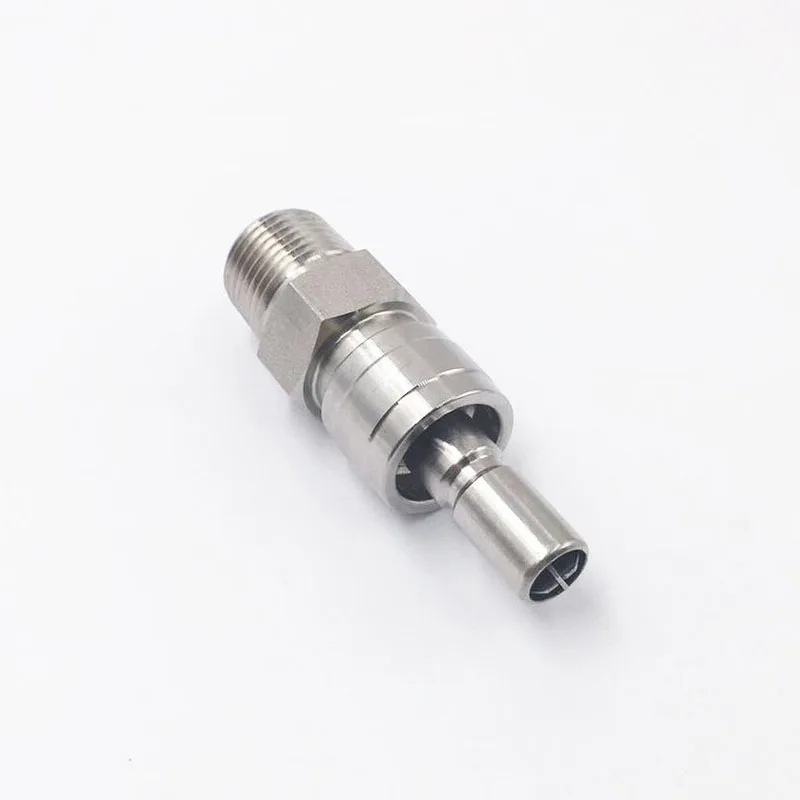 SS-QC4-S-4PM, Stainless Steel Instrumentation Quick Connect Stem without Valve, 0.3 Cv, 1/4 in. Male NPT