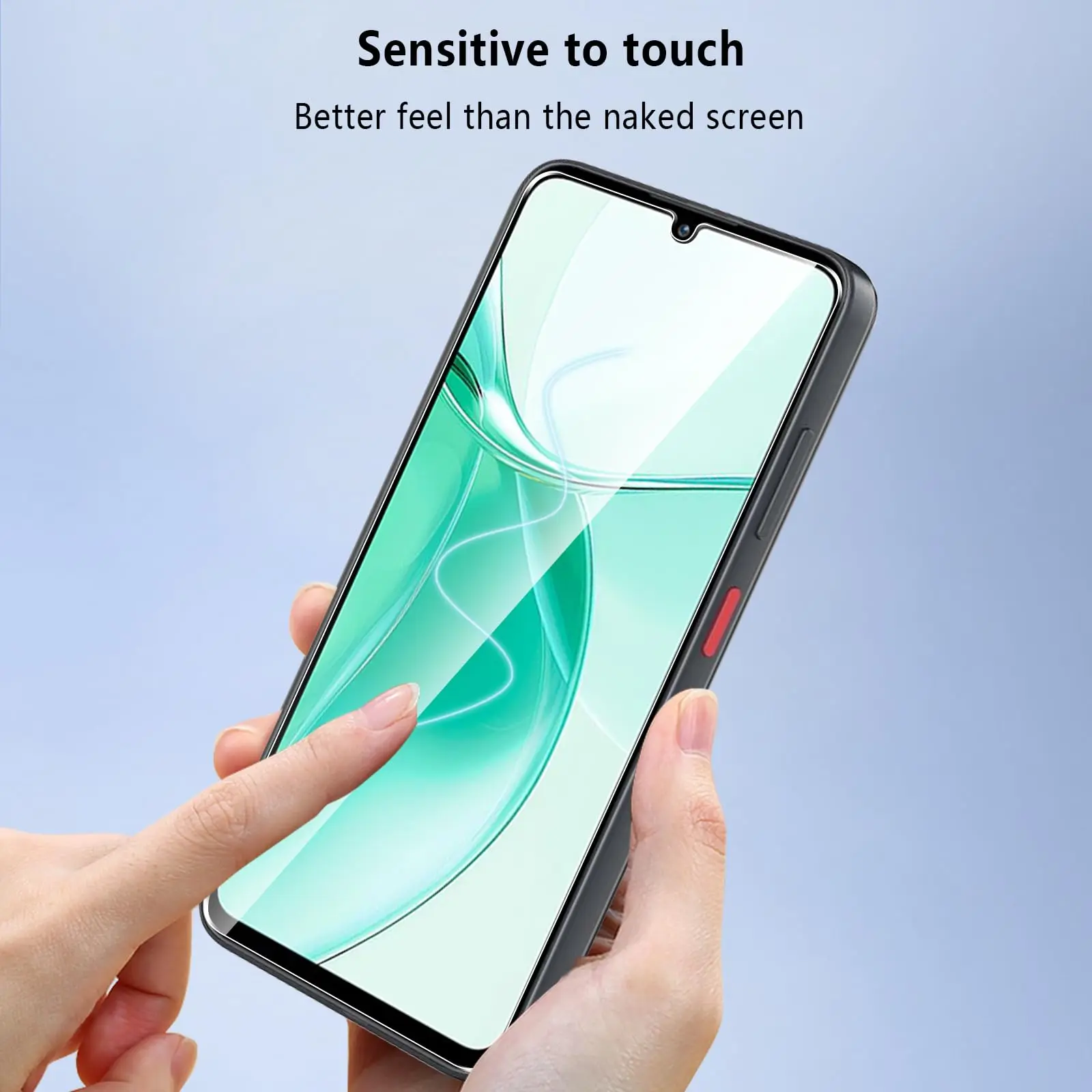 Tempered Glass HD Crystal Clear Screen Protector - 6.75 inch, 9H Anti-Scratch, Case Friendly