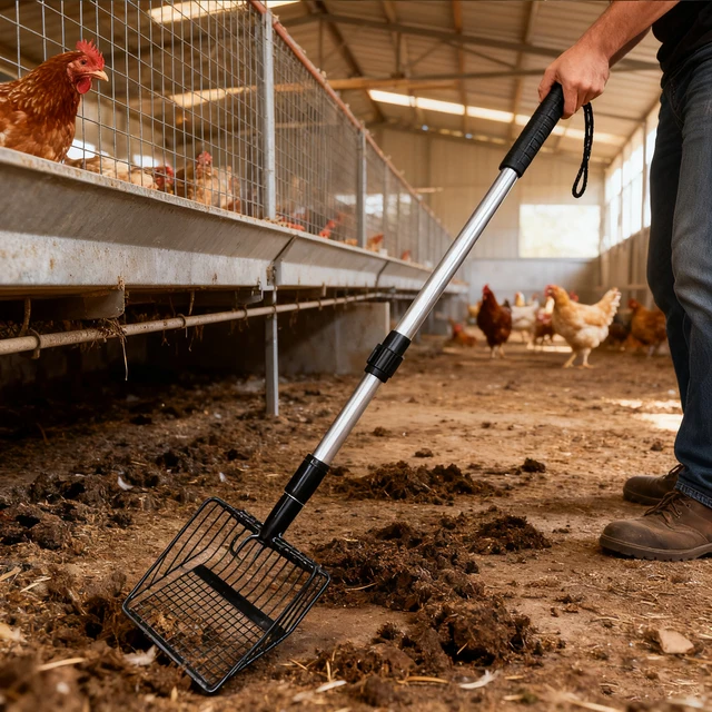 Chicken Coop Rake Retractable Cat Litter Scoop Garden Tools Petkit Accessories Article Pour Chat Cats Goods Pet Supplies Pets