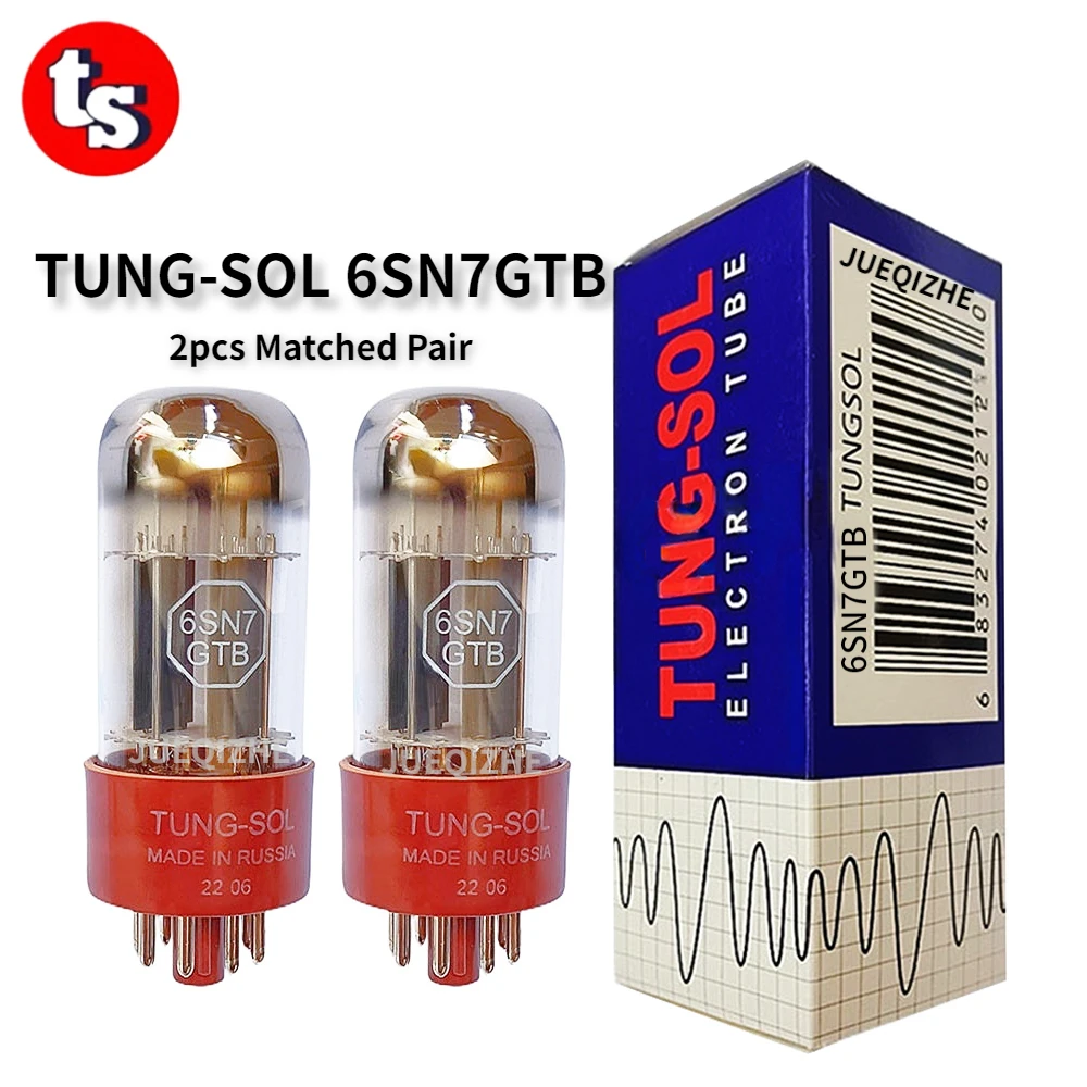 TUNG-SOL 6SN7 6SN7GTB Vacuum Tube Replaces 6SN7GT 6N8P 6H8C CV181 HIFI Audio Valve Tube Amplifier Kit DIY Matched Quad