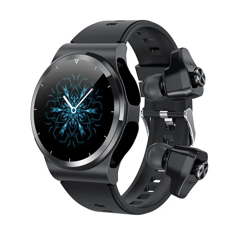 

GT69 sports smart watch TWS bluetooth headset 2-in-1 comes with local music heart rate blood pressure blood oxygen